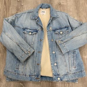 Zara Jean Jacket w/ Sherpa Lined
